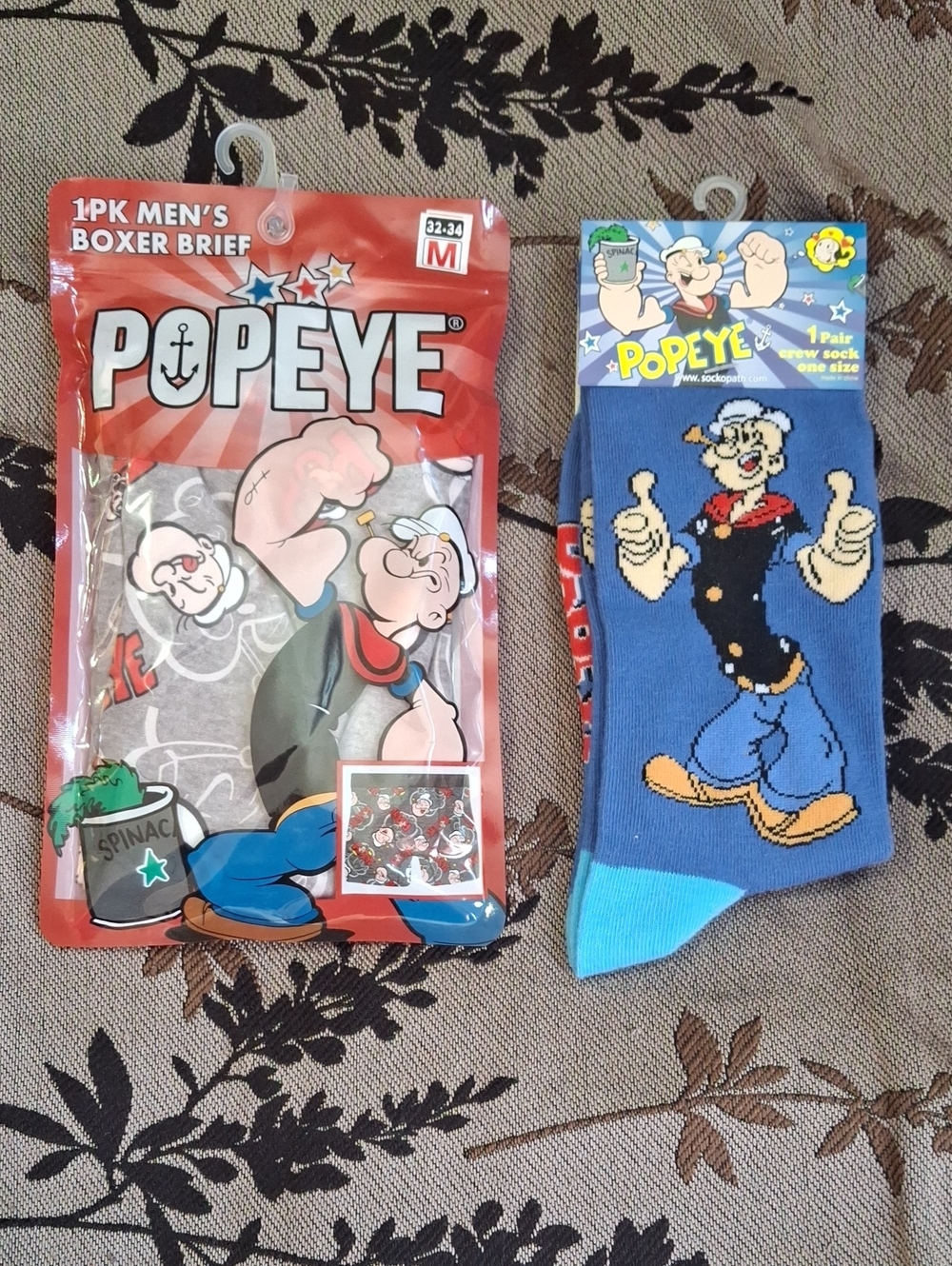 Popeye Socks/Boxer Brief Set